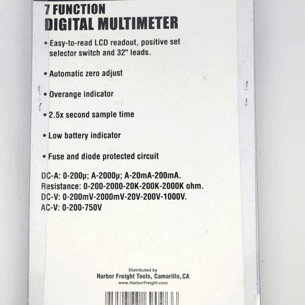 7 function multimeter tool, tools, multimeter, electric tester, battery tester - Picture 4 of 4